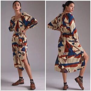 Anthropologie The Odell’s Geo Desert Cactus Midi